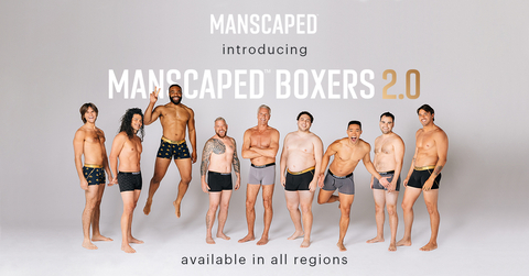 Say hello to your new favorite pair of underwear, MANSCAPED's premium Boxers 2.0. (Photo: Business Wire)